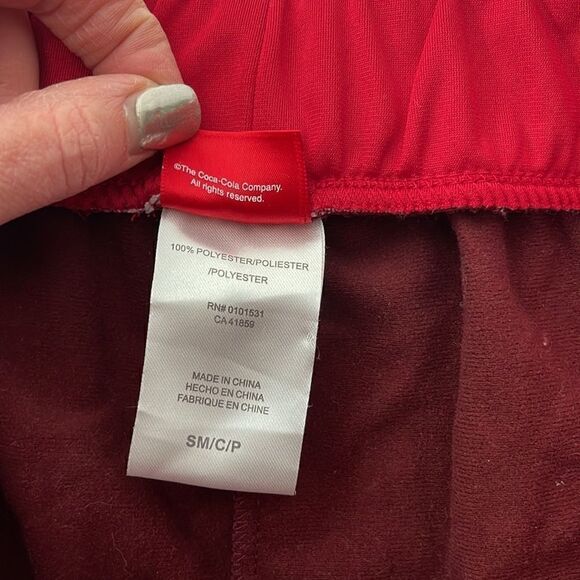 Coca-Cola silky soft sweatpants. Size Small. Drawstring waist. Pockets at waist. - Picture 4 of 8